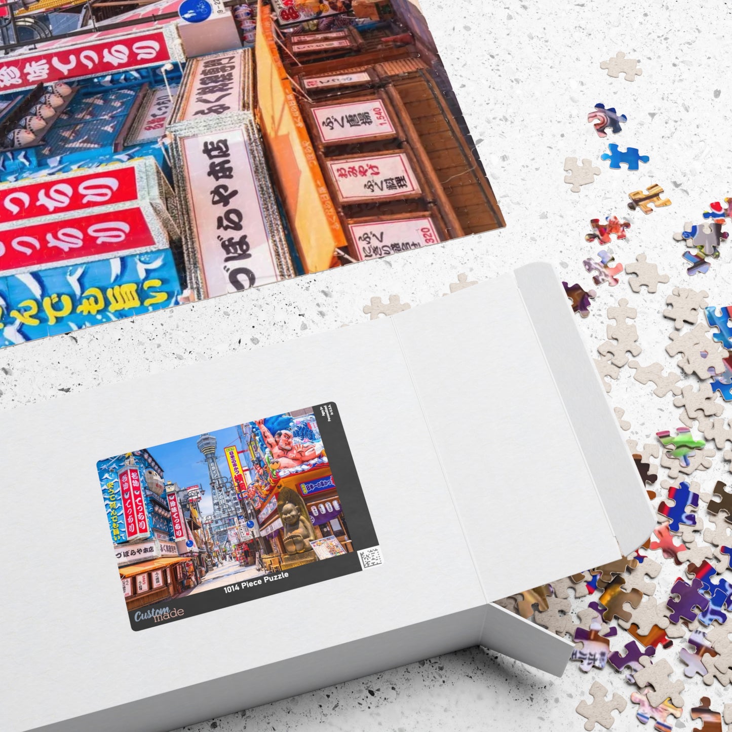 Jigsaw Puzzle (110, 252, 520, 1014-piece) Osaka: Tsutenkaku and Janjan Yokocho