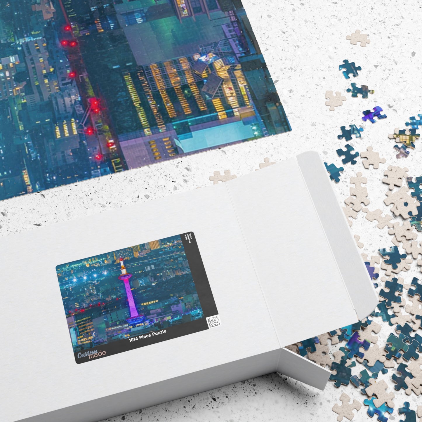 Jigsaw Puzzle (110, 252, 520, 1014-piece) Kyoto: Kyoto Tower Illumination