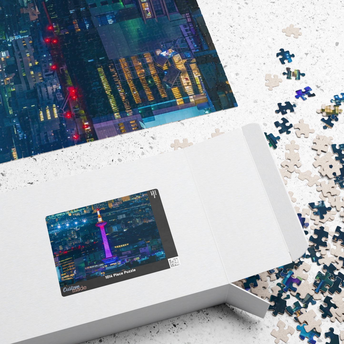 Jigsaw Puzzle (110, 252, 520, 1014-piece) Kyoto: Kyoto Tower Illumination