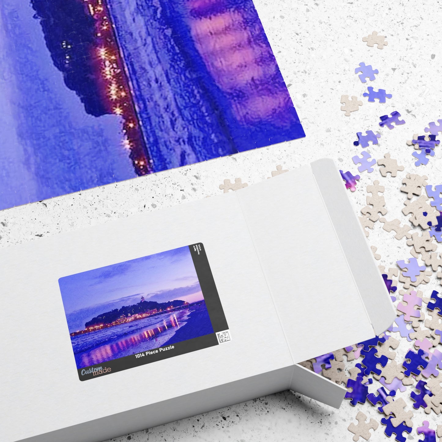 Jigsaw Puzzle (110, 252, 520, 1014-piece) Kamakura: Enoshima in evening