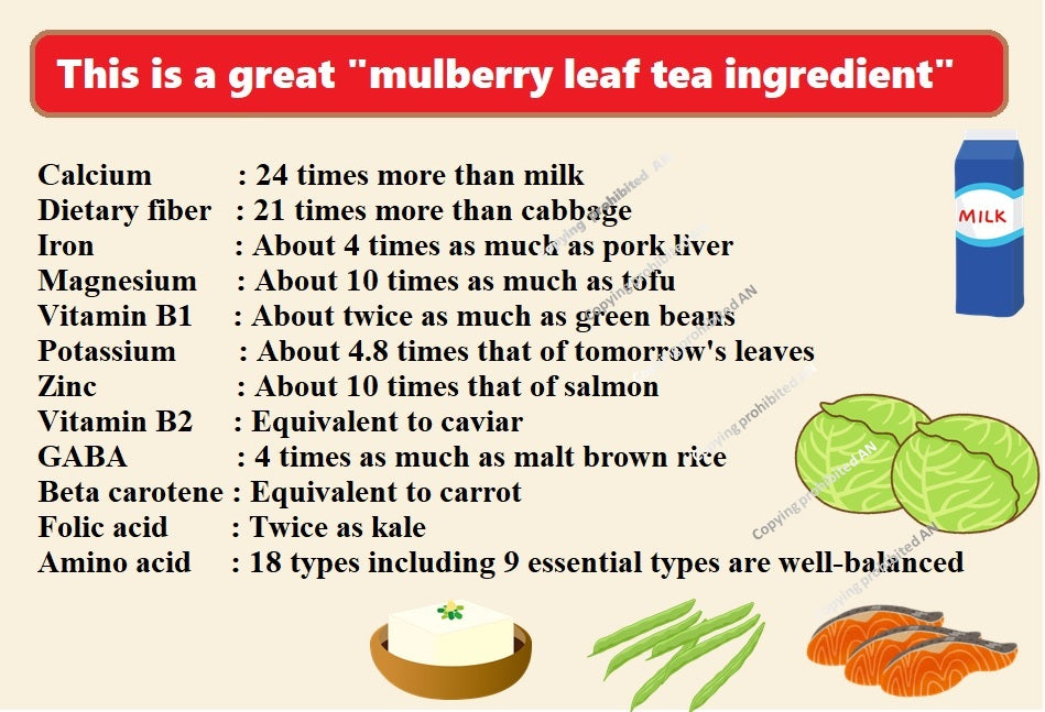 Extract Mulberry Heab Tea x 2 boxes, 120 teabags for 2 months