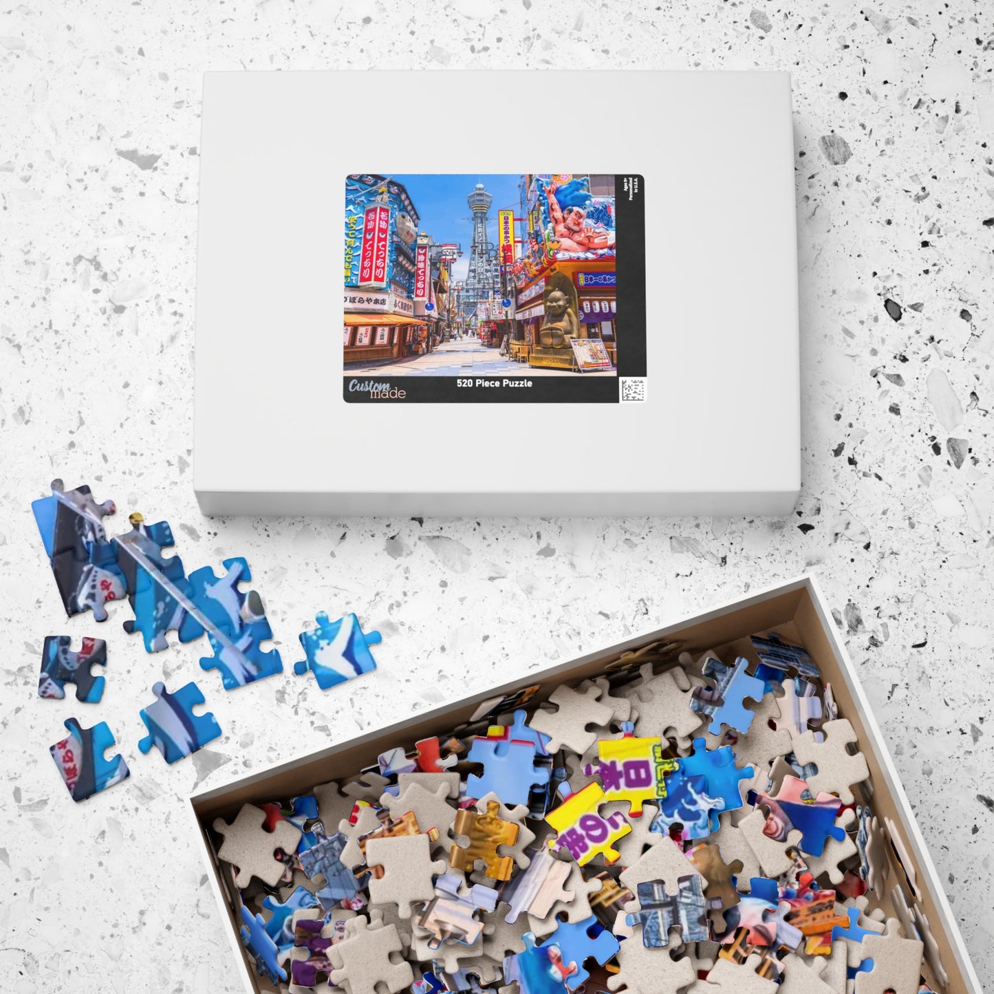 Jigsaw Puzzle (110, 252, 520, 1014-piece) Osaka: Tsutenkaku and Janjan Yokocho