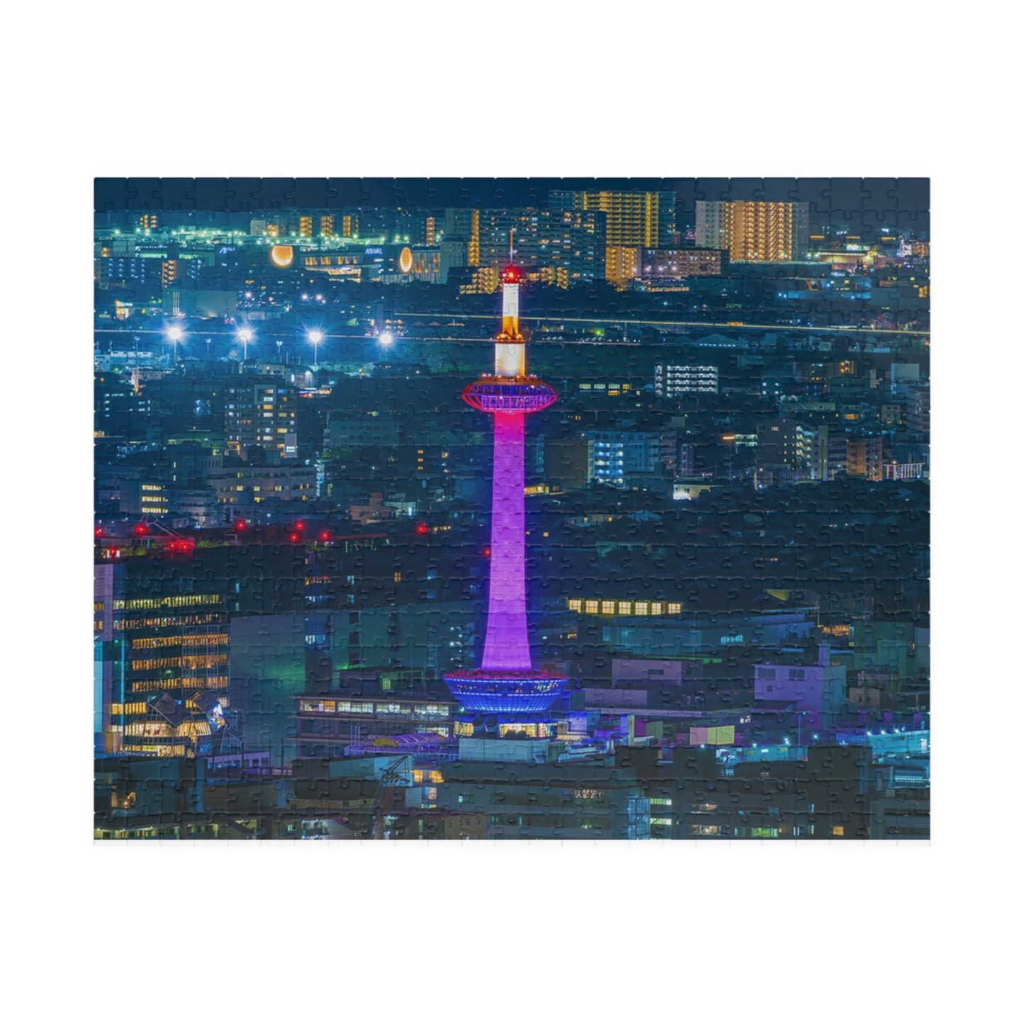 Jigsaw Puzzle (110, 252, 520, 1014-piece) Kyoto: Kyoto Tower Illumination