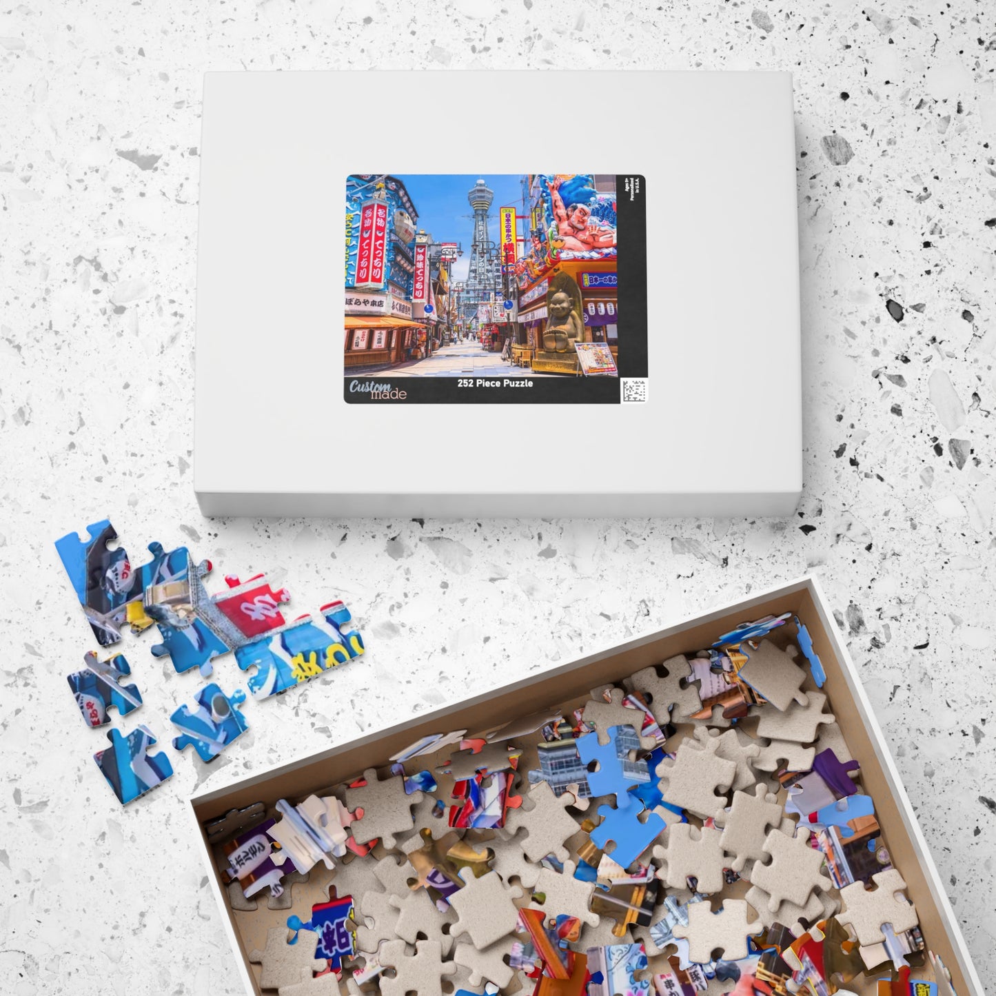 Jigsaw Puzzle (110, 252, 520, 1014-piece) Osaka: Tsutenkaku and Janjan Yokocho