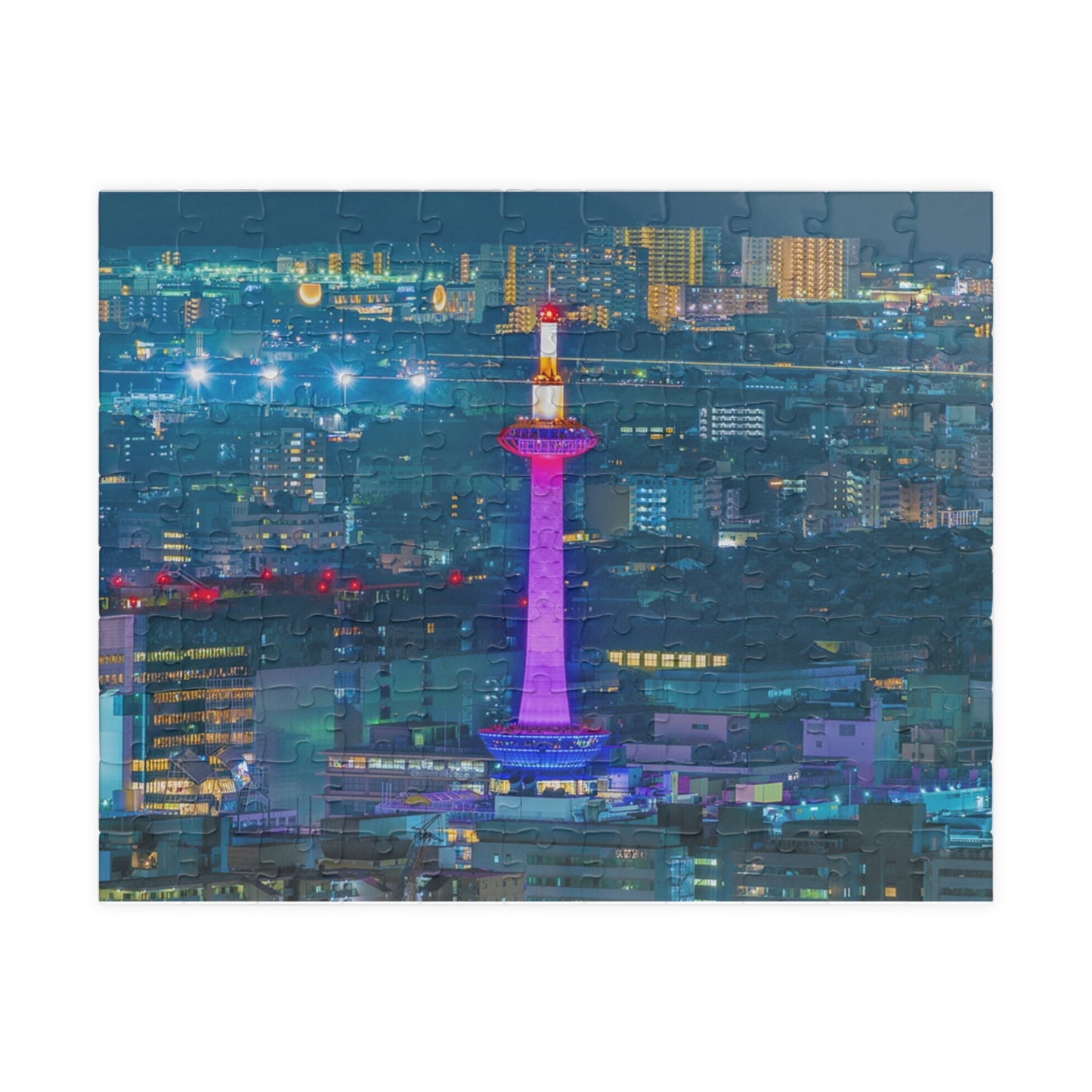 Jigsaw Puzzle (110, 252, 520, 1014-piece) Kyoto: Kyoto Tower Illumination