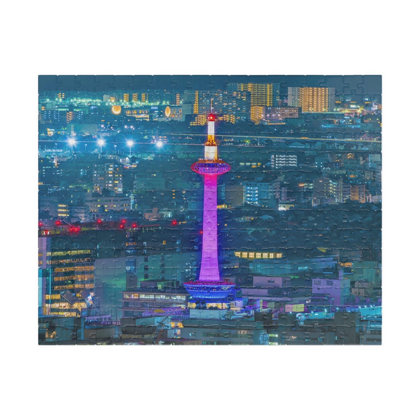 Jigsaw Puzzle (110, 252, 520, 1014-piece) Kyoto: Kyoto Tower Illumination