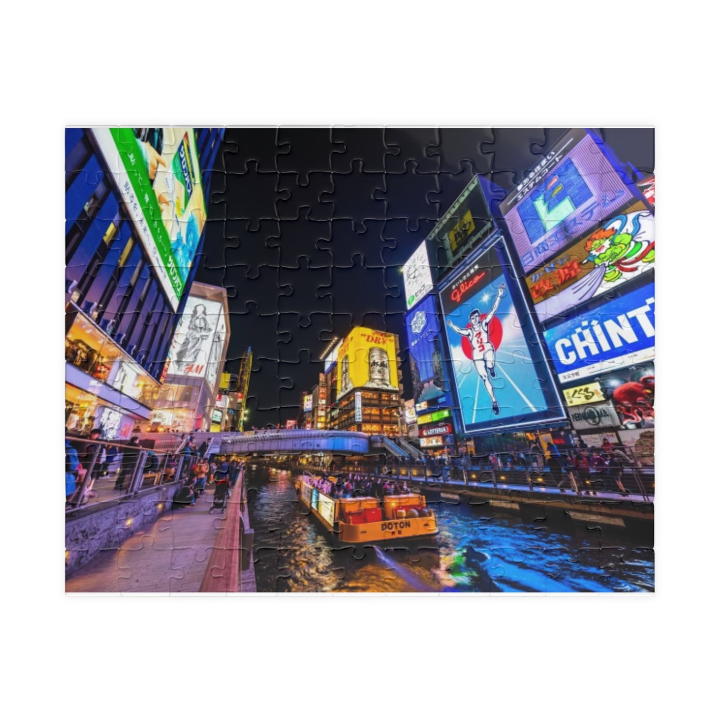Jigsaw Puzzle (110, 252, 520, 1014-piece) Osaka: Dotonbori Nanba