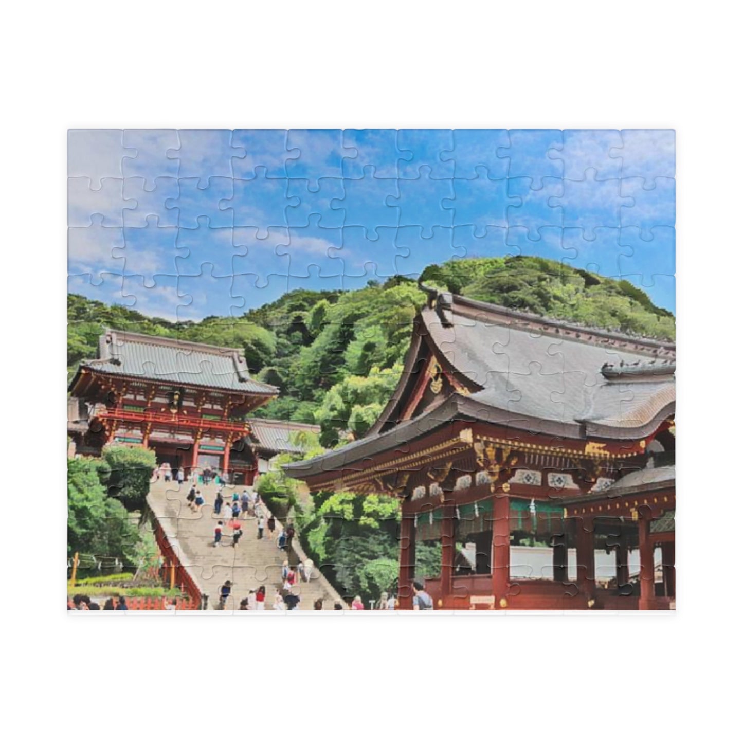 Jigsaw Puzzle (110, 252, 520, 1014-piece) Kamakura: Tsuruoka Hachiman Guu
