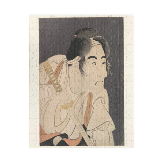Ukiyo-e Jigsaw Puzzle (252 / 520-piece): Ichikawa Omezō as Sodesuke – Toshusai Sharaku | Kabuki Actor Portrait / Edo Woodblock Art