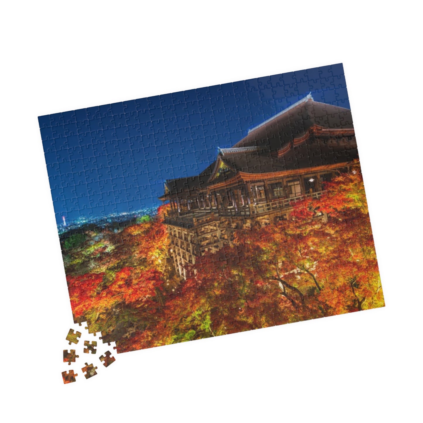 Jigsaw Puzzle (110, 252, 520, 1014-piece) Kyouto: Kiyomizu-dera Illumination