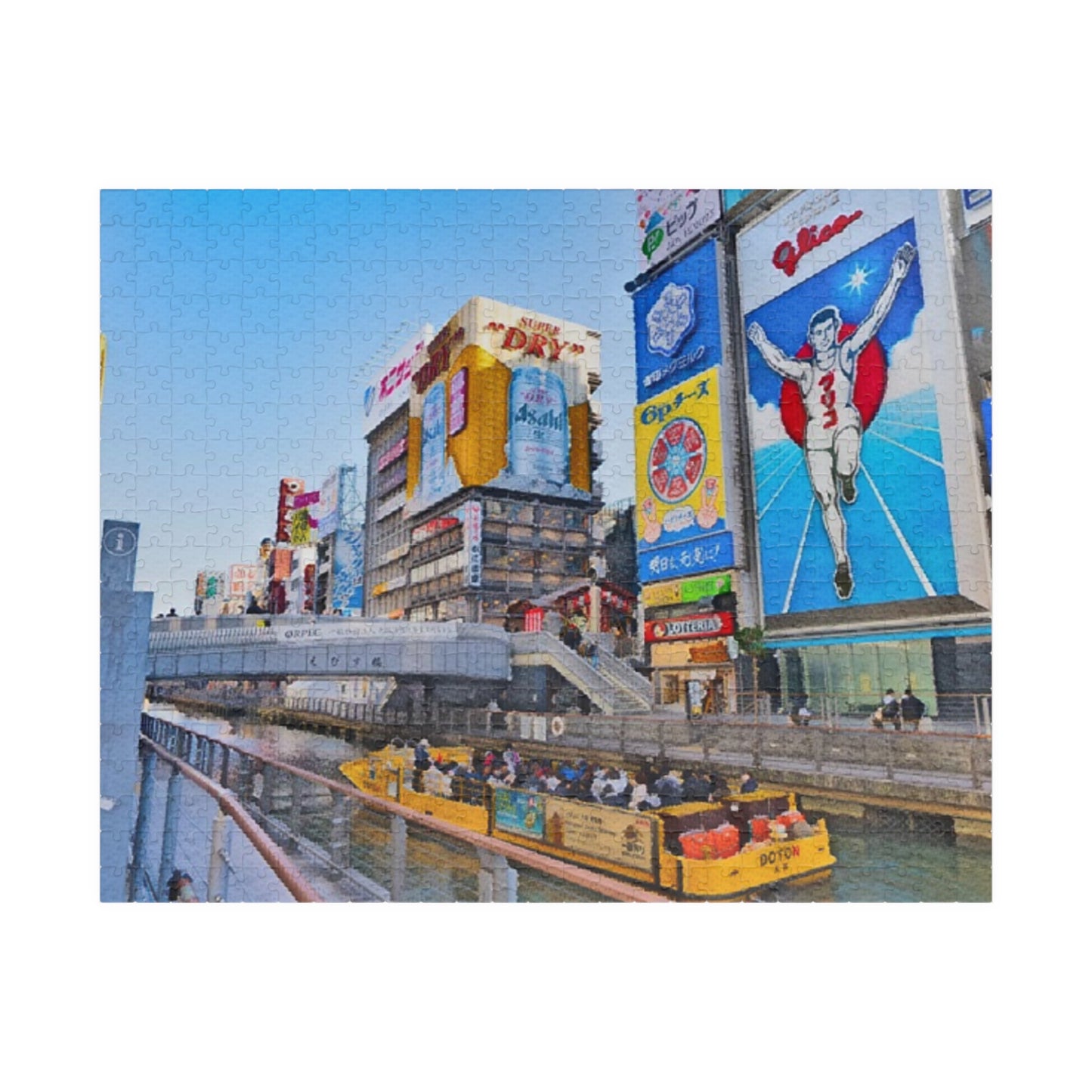 Jigsaw Puzzle (110, 252, 520, 1014-piece) Osaka: Dotonbori Nanba