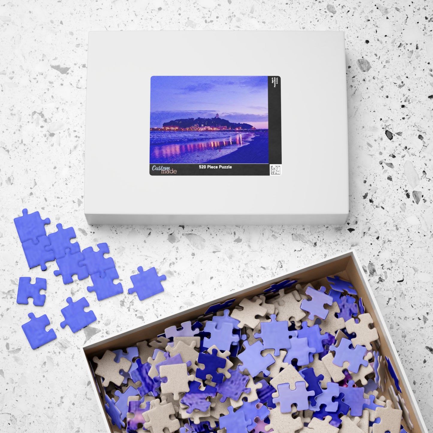 Jigsaw Puzzle (110, 252, 520, 1014-piece) Kamakura: Enoshima in evening