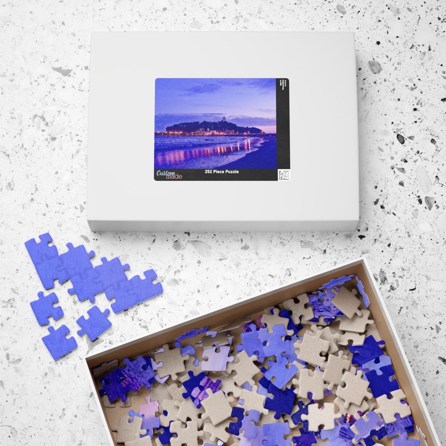 Jigsaw Puzzle (110, 252, 520, 1014-piece) Kamakura: Enoshima in evening