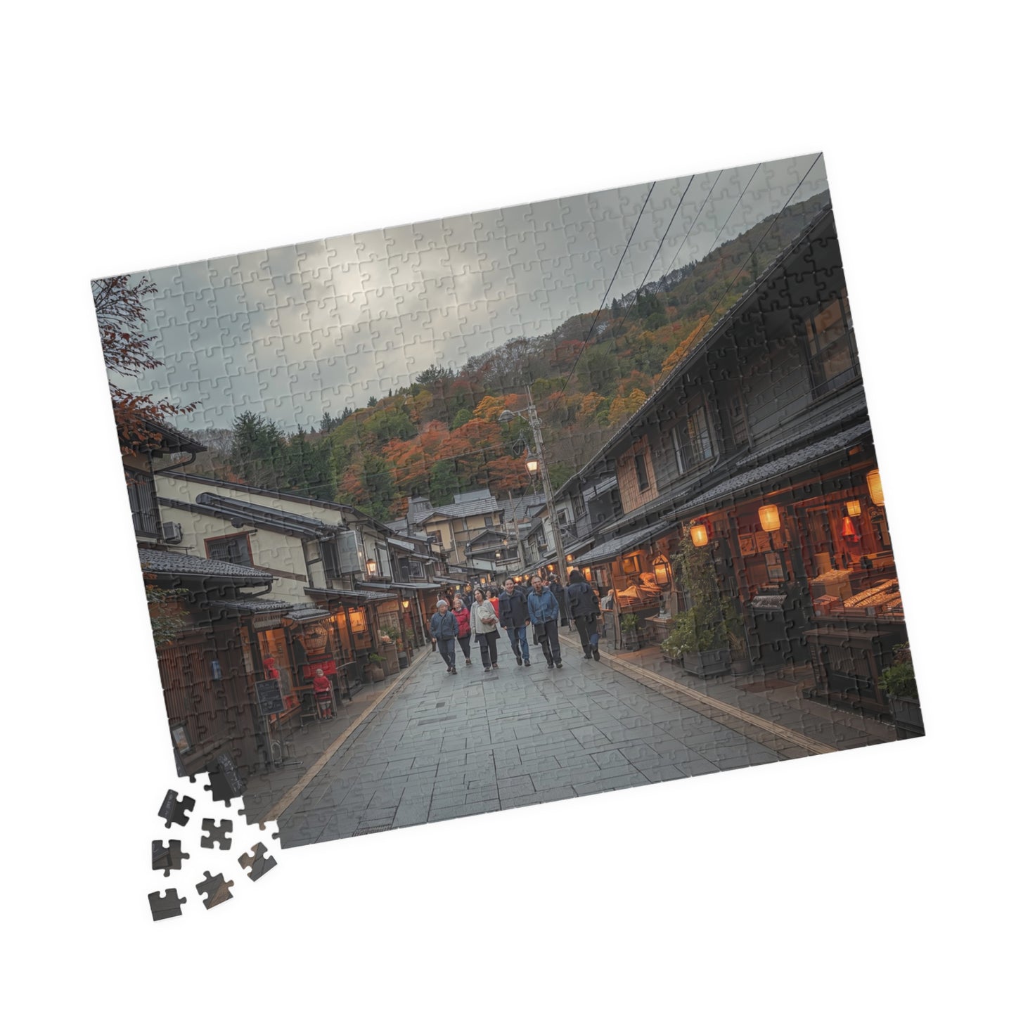 Jigsaw Puzzle (110, 252, 520, 1014-piece) Kobe: Arima Onsen Street