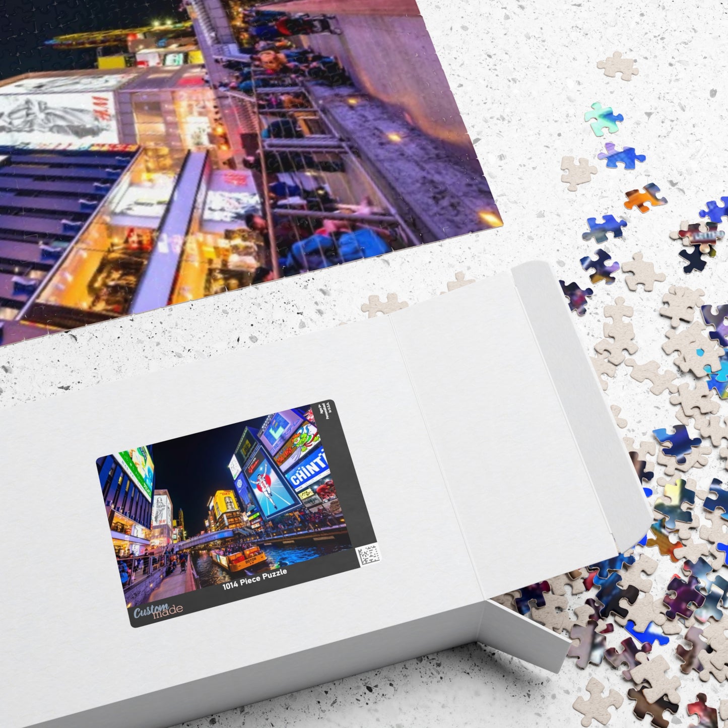 Jigsaw Puzzle (110, 252, 520, 1014-piece) Osaka: Dotonbori Nanba