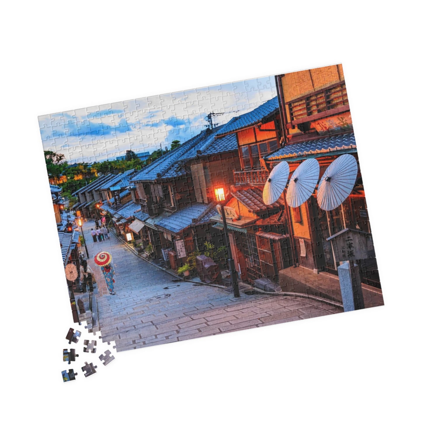 Jigsaw Puzzle (110, 252, 520, 1014-piece) Kyouto: Gion Cobblestone Road