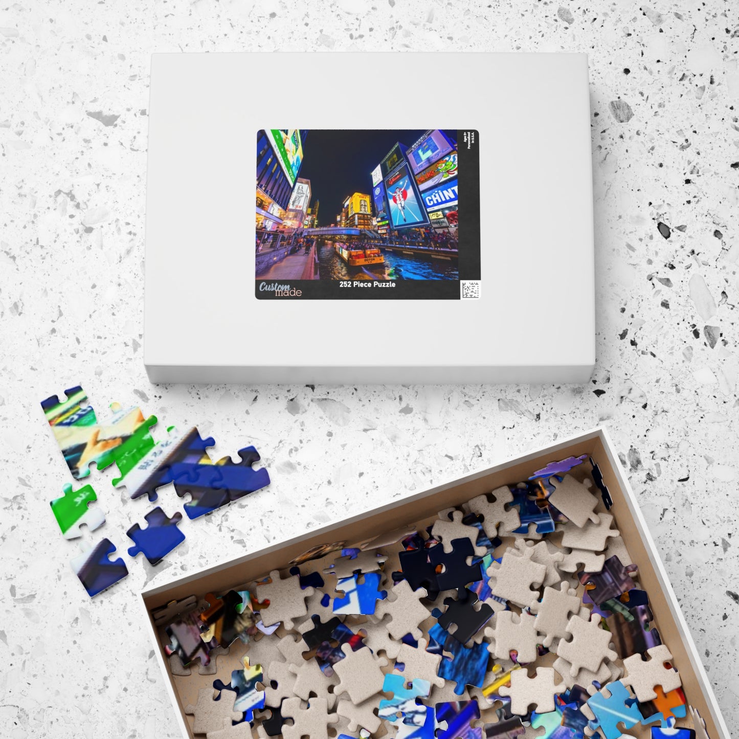 Jigsaw Puzzle (110, 252, 520, 1014-piece) Osaka: Dotonbori Nanba