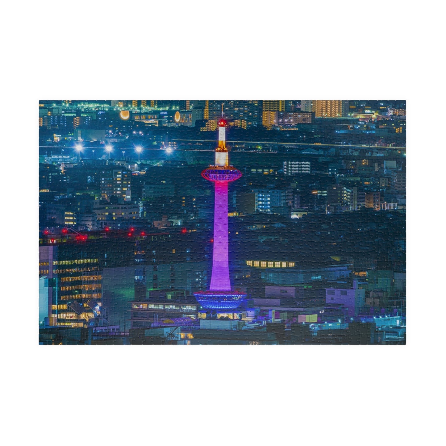 Jigsaw Puzzle (110, 252, 520, 1014-piece) Kyoto: Kyoto Tower Illumination