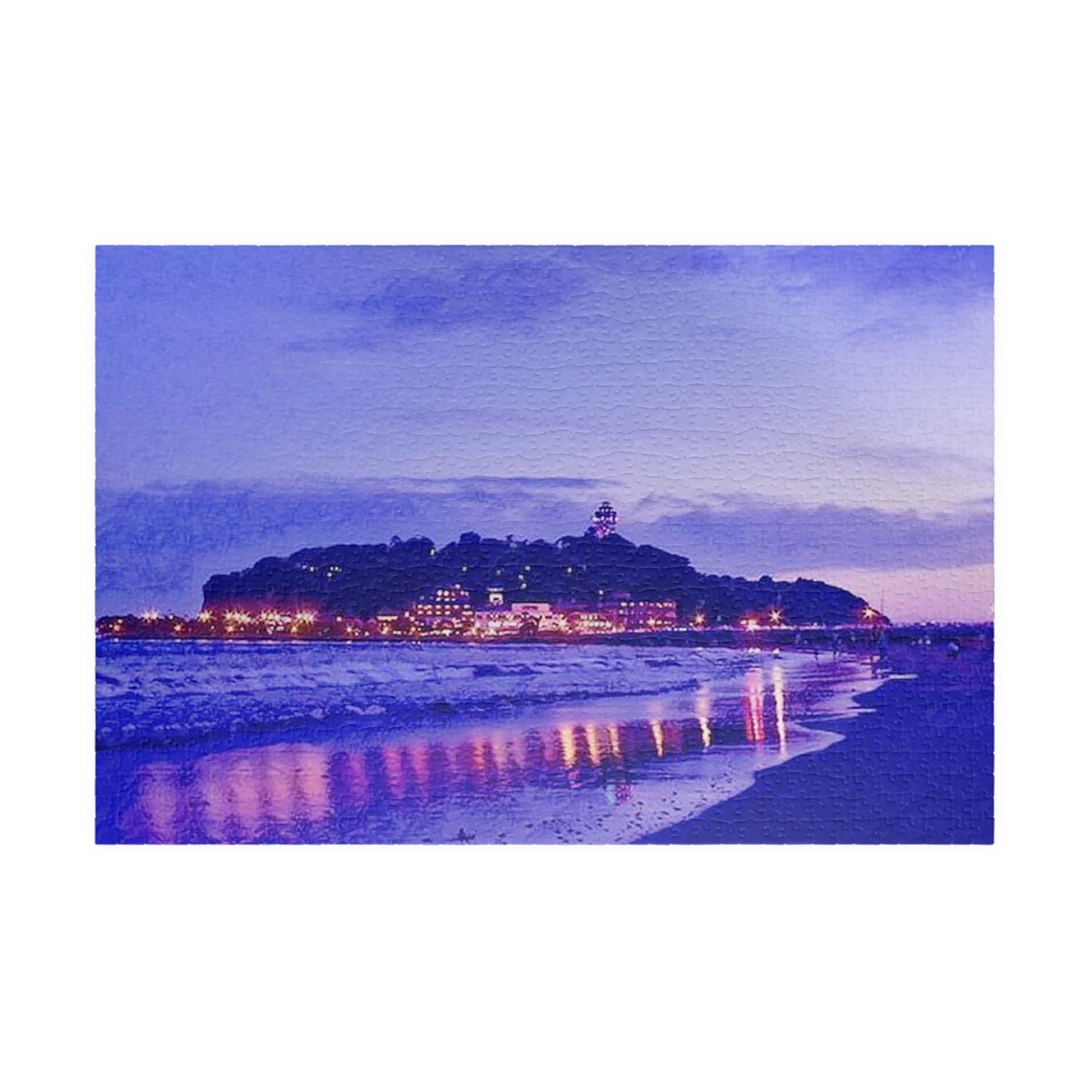 Jigsaw Puzzle (110, 252, 520, 1014-piece) Kamakura: Enoshima in evening