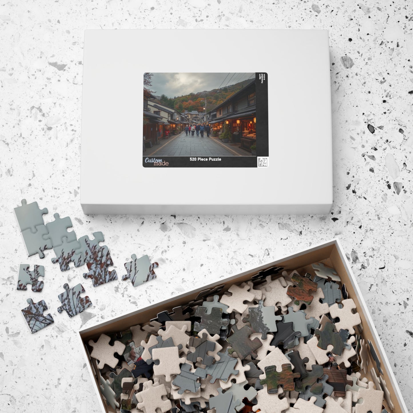 Jigsaw Puzzle (110, 252, 520, 1014-piece) Kobe: Arima Onsen Street