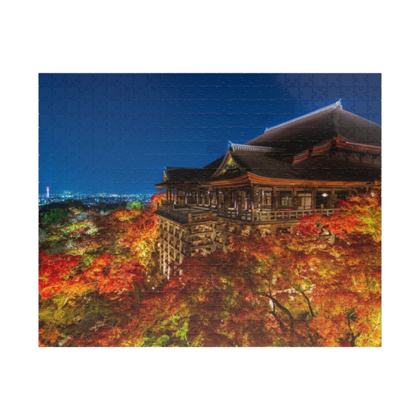 Jigsaw Puzzle (110, 252, 520, 1014-piece) Kyouto: Kiyomizu-dera Illumination