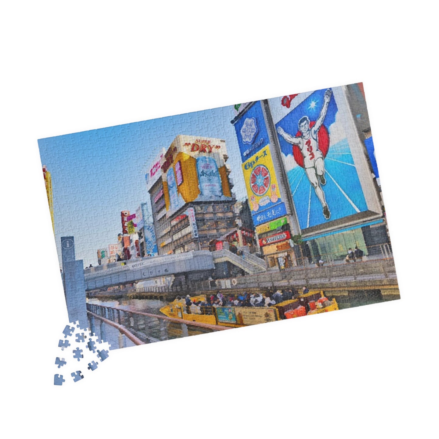Jigsaw Puzzle (110, 252, 520, 1014-piece) Osaka: Dotonbori Nanba