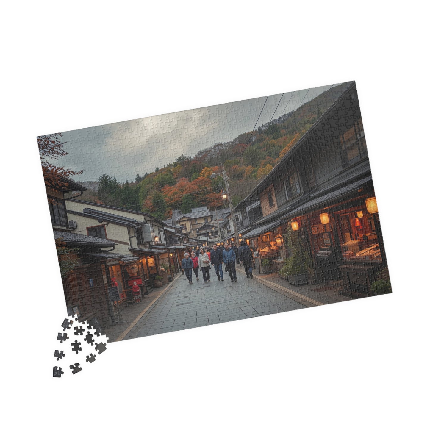 Jigsaw Puzzle (110, 252, 520, 1014-piece) Kobe: Arima Onsen Street