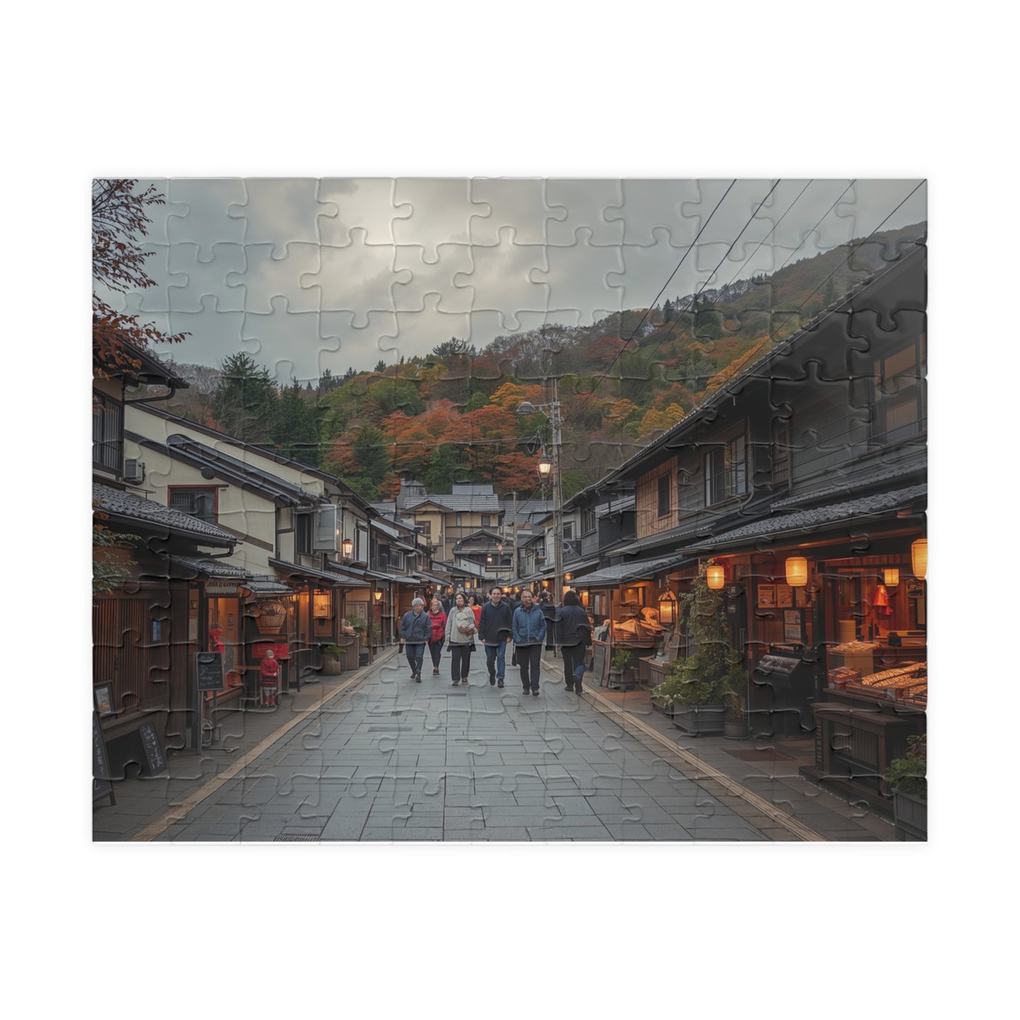 Jigsaw Puzzle (110, 252, 520, 1014-piece) Kobe: Arima Onsen Street