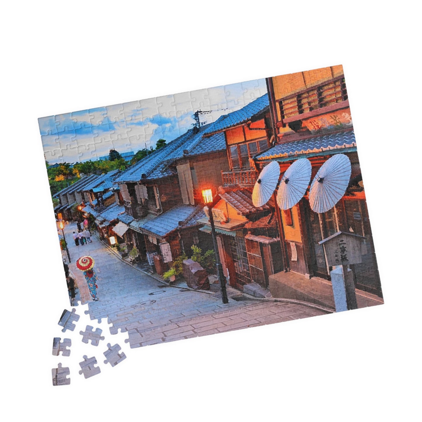 Jigsaw Puzzle (110, 252, 520, 1014-piece) Kyoto: Gion Cobblestone Road