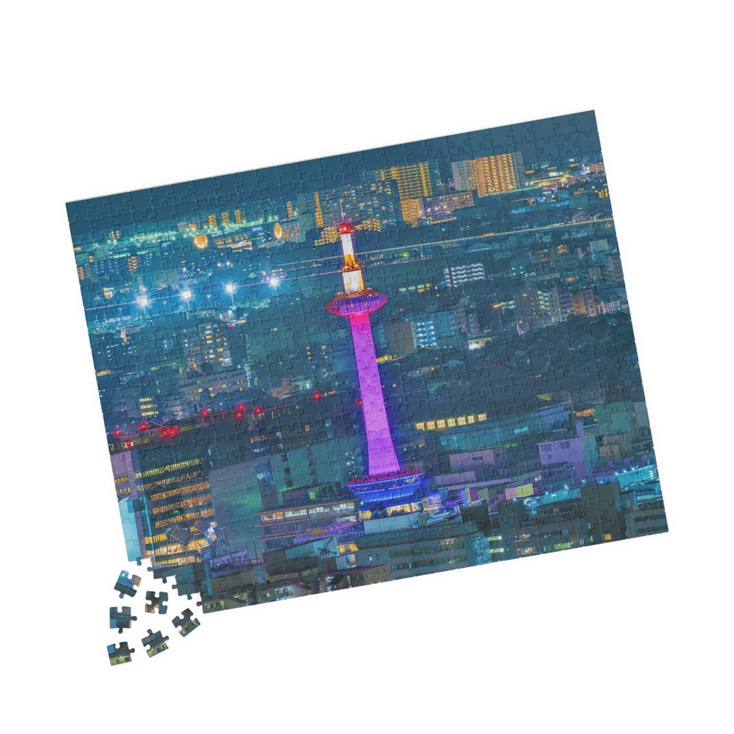 Jigsaw Puzzle (110, 252, 520, 1014-piece) Kyoto: Kyoto Tower Illumination