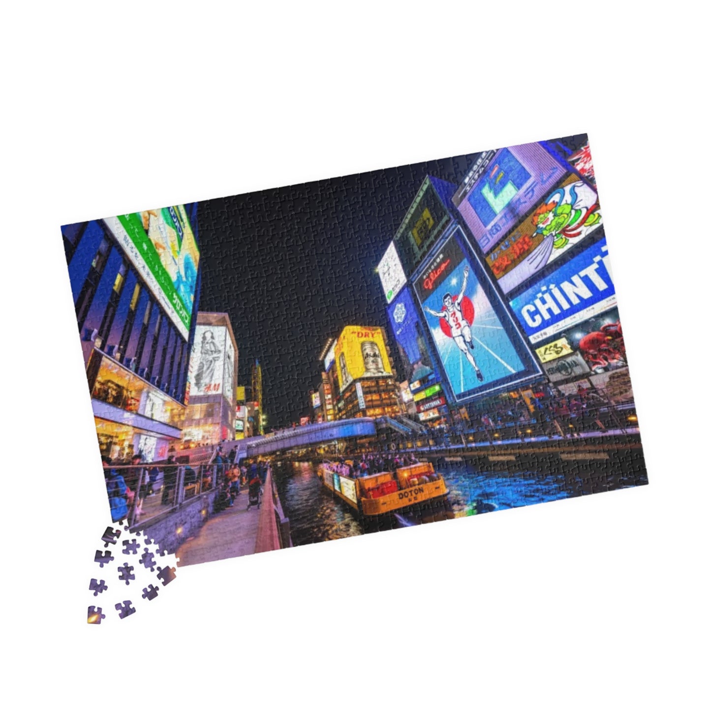 Jigsaw Puzzle (110, 252, 520, 1014-piece) Osaka: Dotonbori Nanba