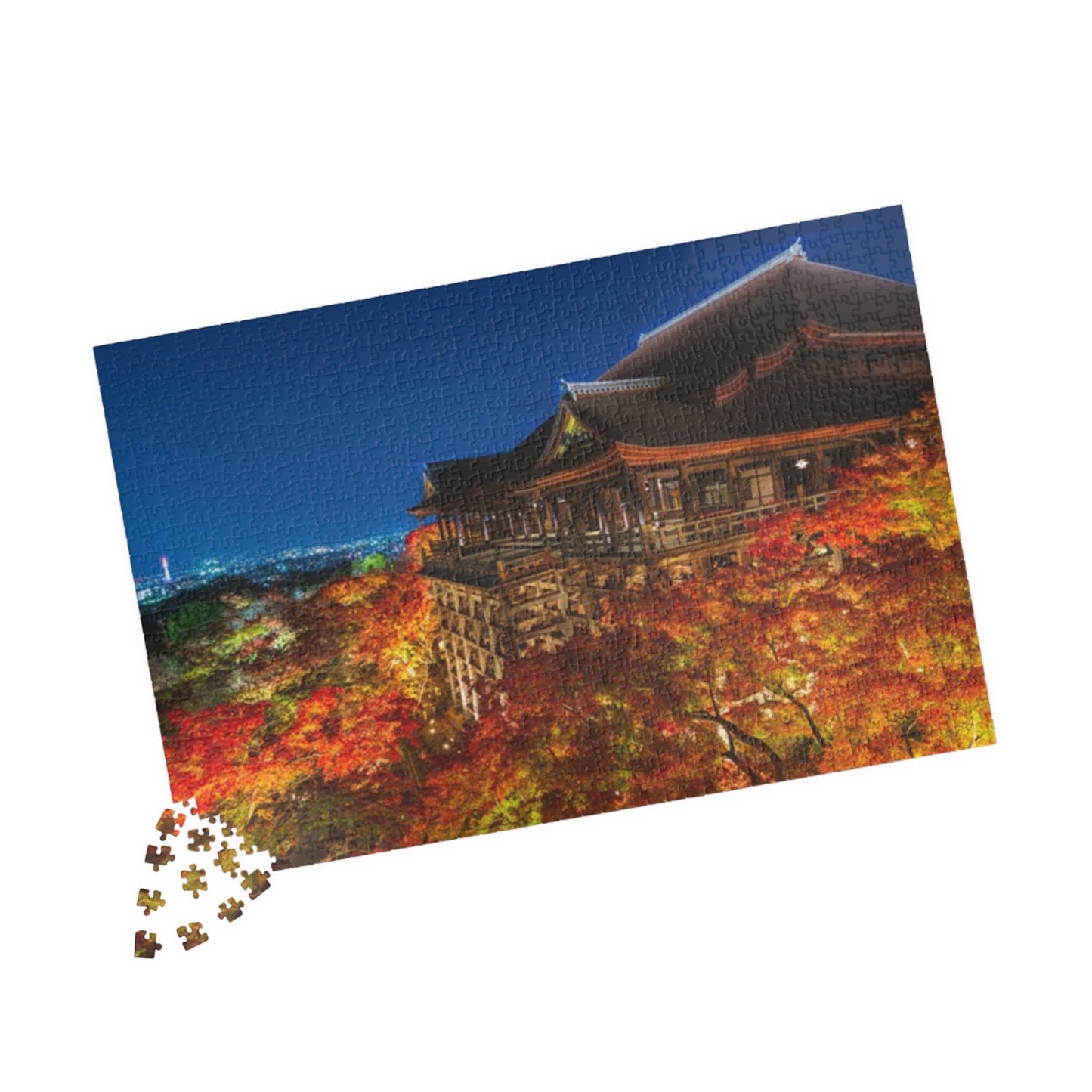 Jigsaw Puzzle (110, 252, 520, 1014-piece) Kyouto: Kiyomizu-dera Illumination