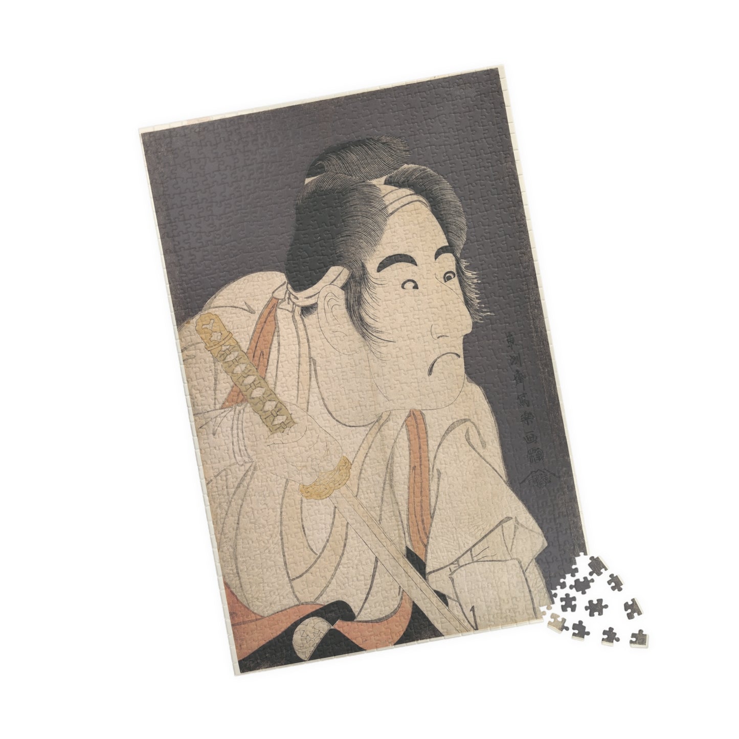 Ukiyo-e Jigsaw Puzzle (1014-piece): Ichikawa Omezō as Sodesuke – Toshusai Sharaku | Kabuki Actor Portrait / Edo Woodblock Art