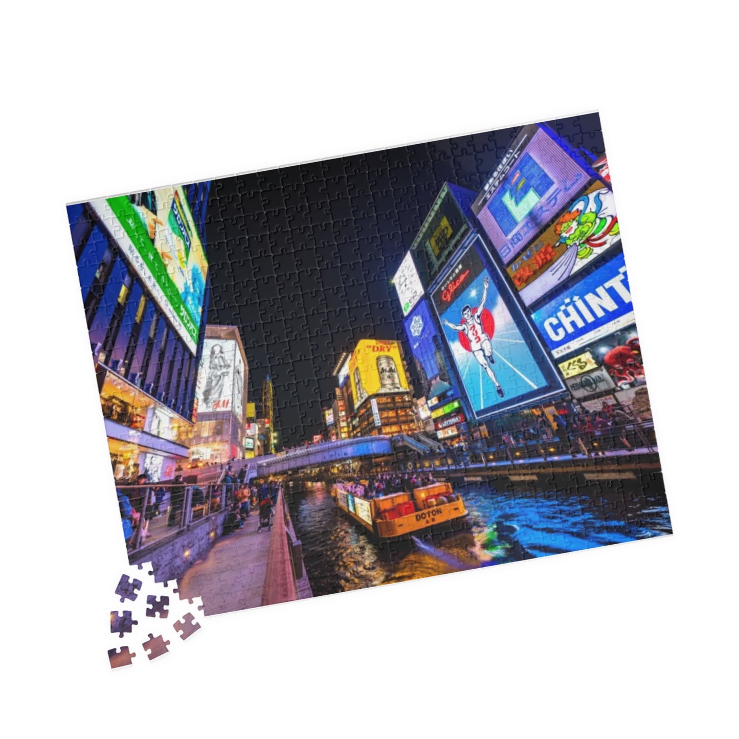 Jigsaw Puzzle (110, 252, 520, 1014-piece) Osaka: Dotonbori Nanba
