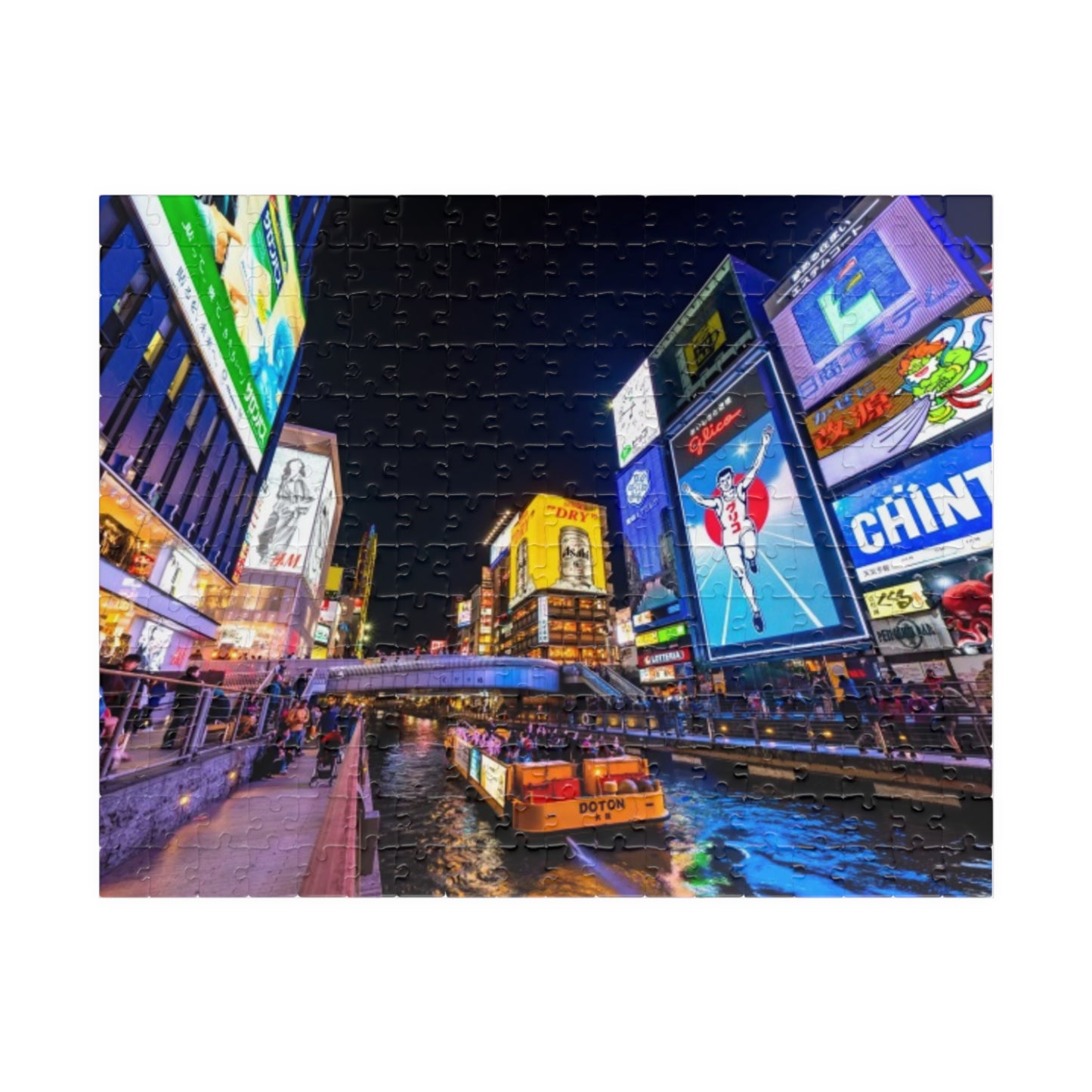 Jigsaw Puzzle (110, 252, 520, 1014-piece) Osaka: Dotonbori Nanba