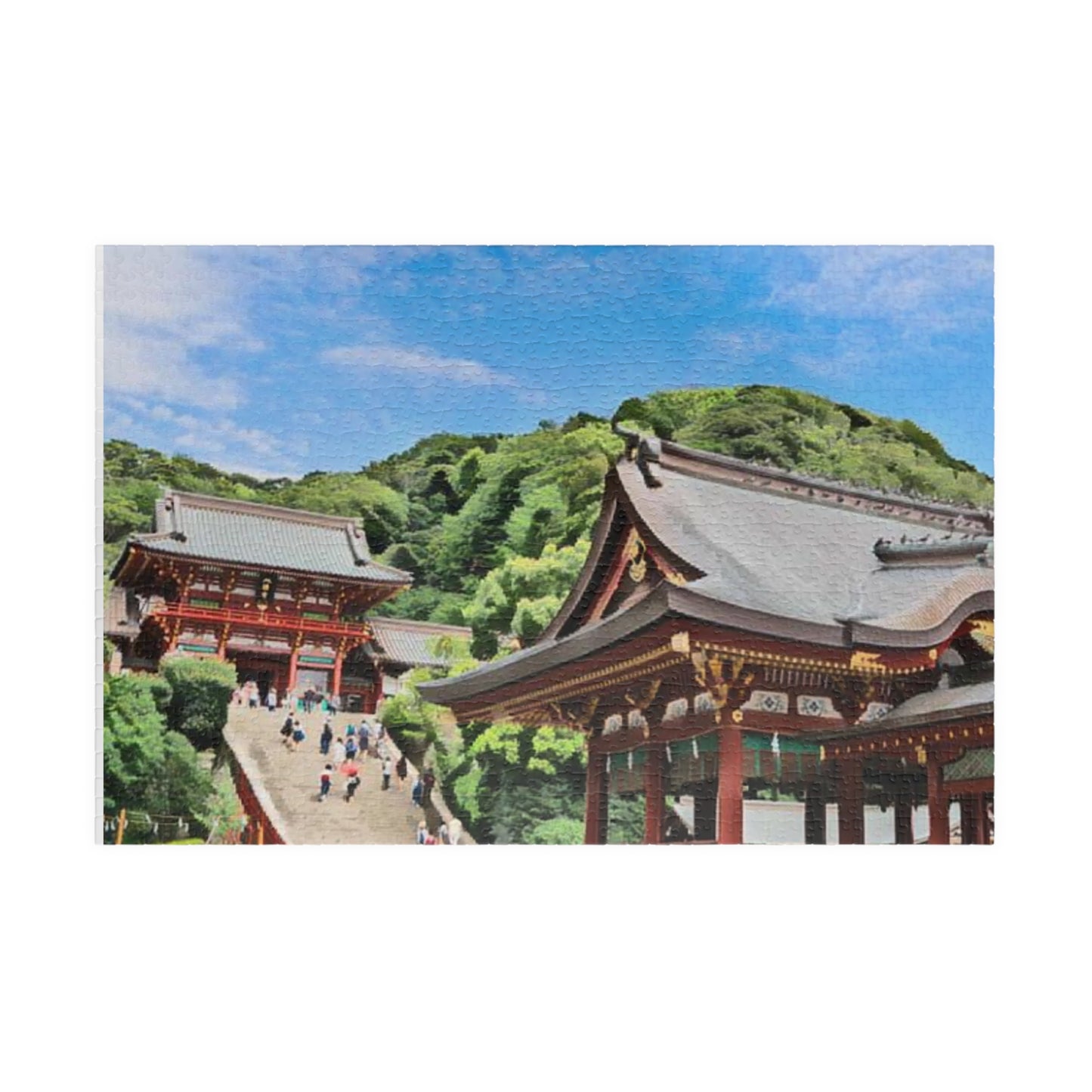 Jigsaw Puzzle (110, 252, 520, 1014-piece) Kamakura: Tsuruoka Hachiman Guu