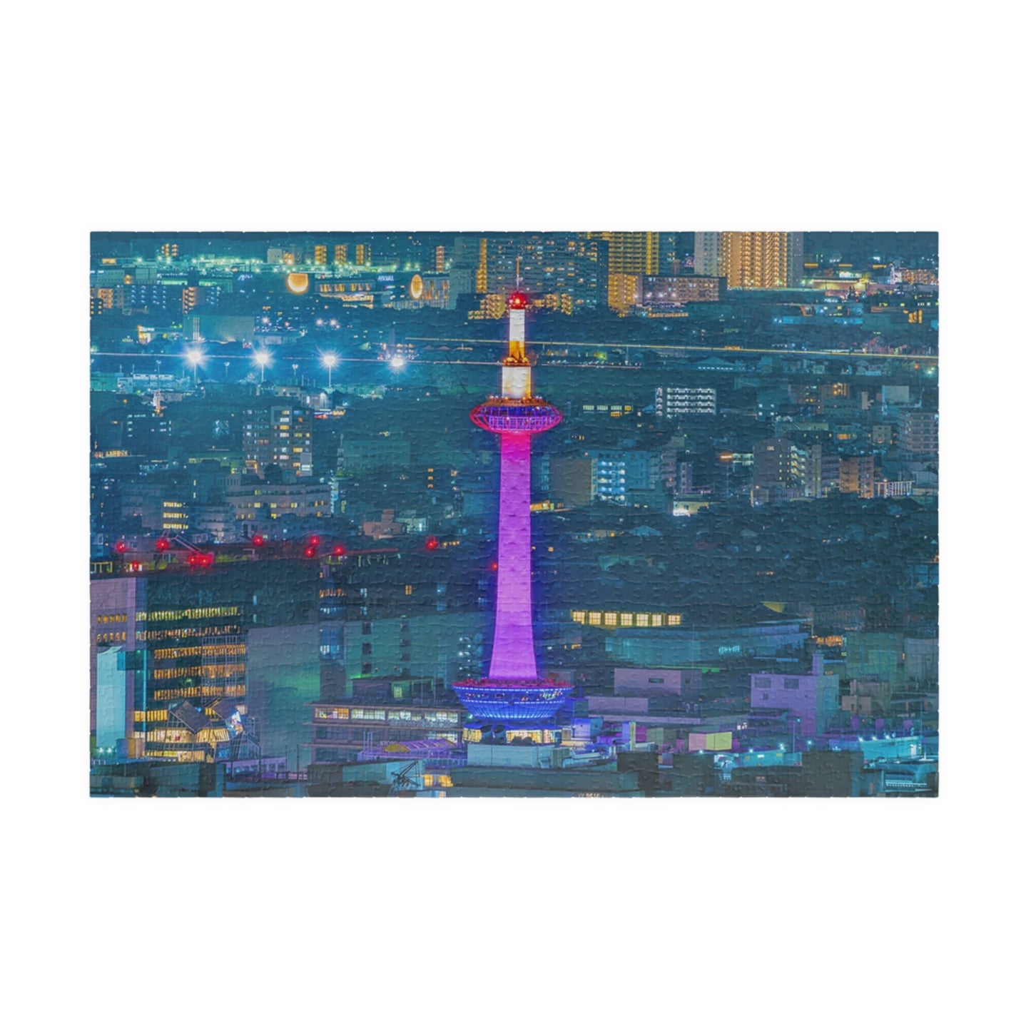 Jigsaw Puzzle (110, 252, 520, 1014-piece) Kyoto: Kyoto Tower Illumination