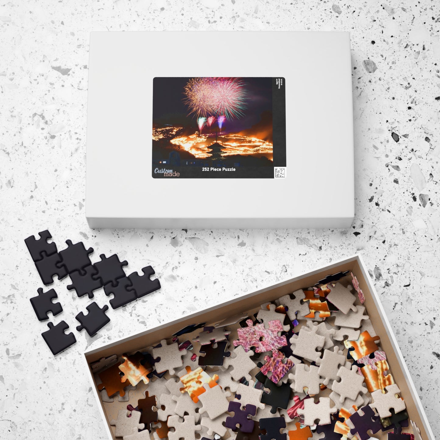 Jigsaw Puzzle (110, 252, 520, 1014-piece) Nara: Wakakusayama mountain burning