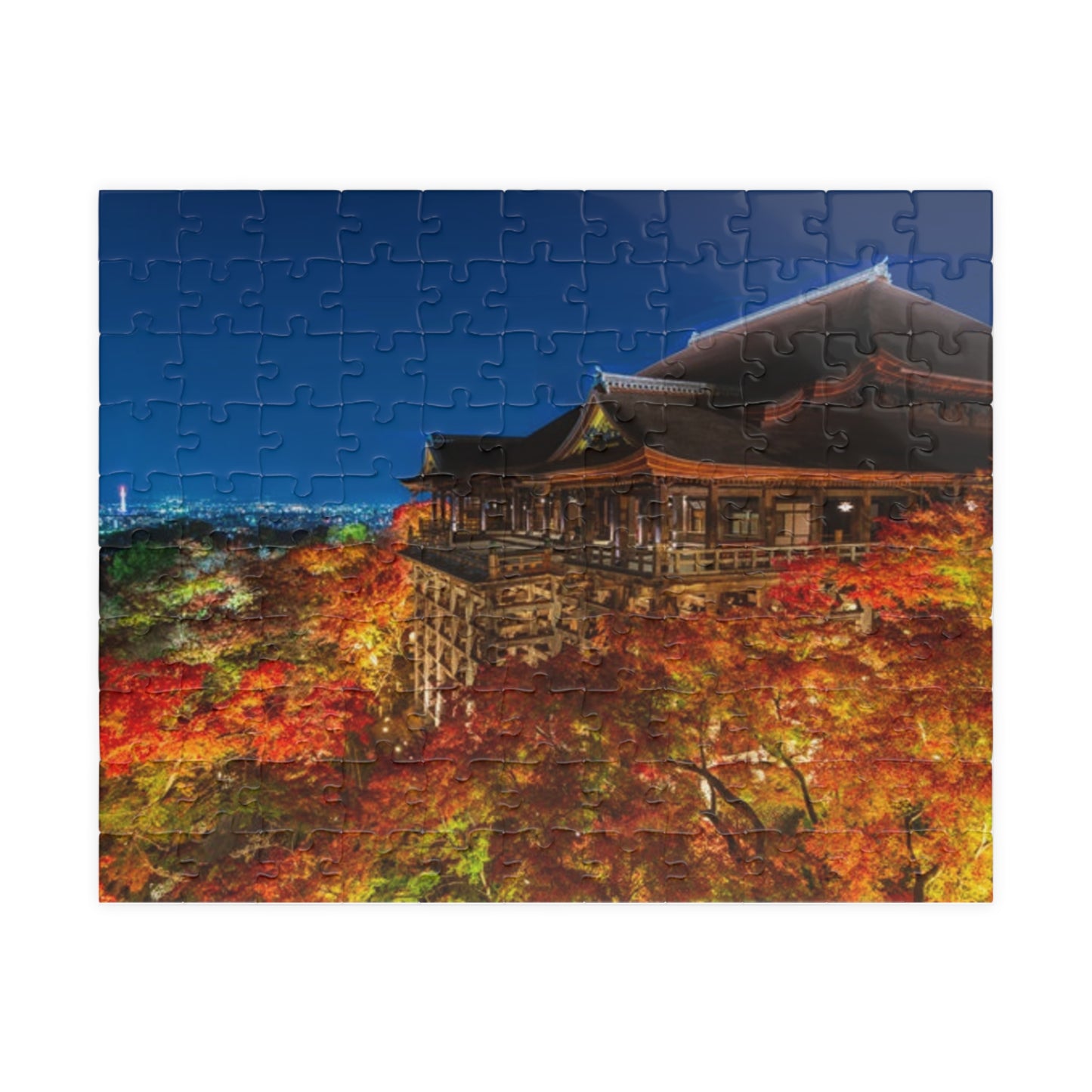 Jigsaw Puzzle (110, 252, 520, 1014-piece) Kyoto: Kiyomizu-dera Illumination