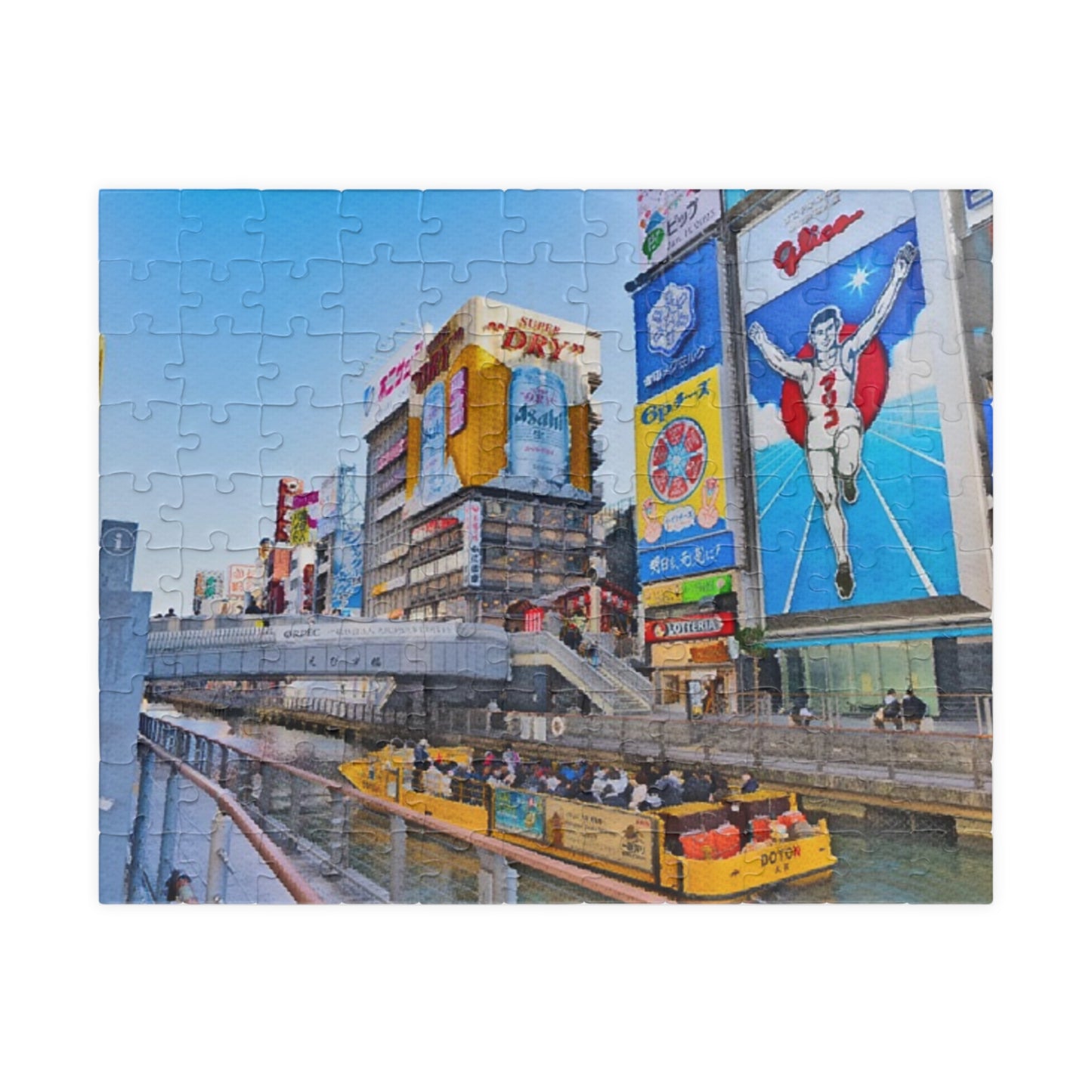 Jigsaw Puzzle (110, 252, 520, 1014-piece) Osaka: Dotonbori Nanba