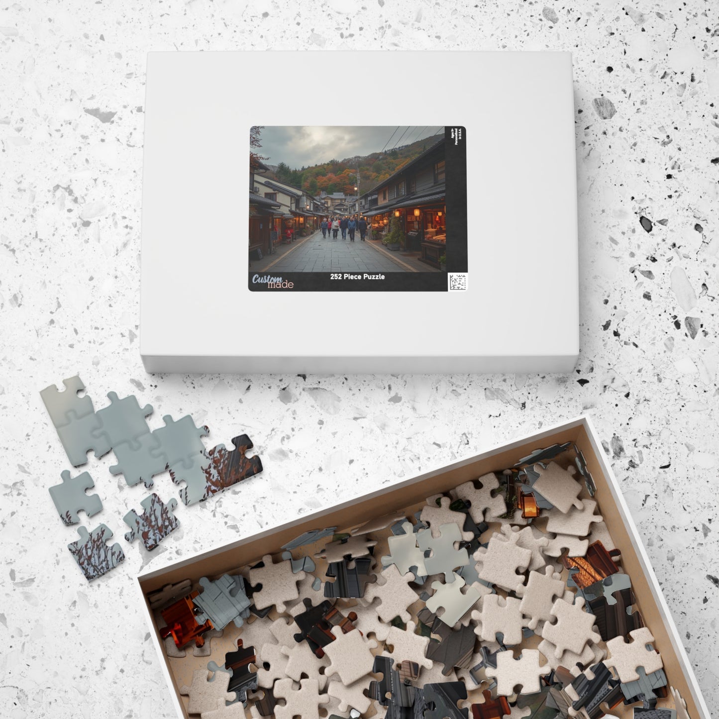 Jigsaw Puzzle (110, 252, 520, 1014-piece) Kobe: Arima Onsen Street