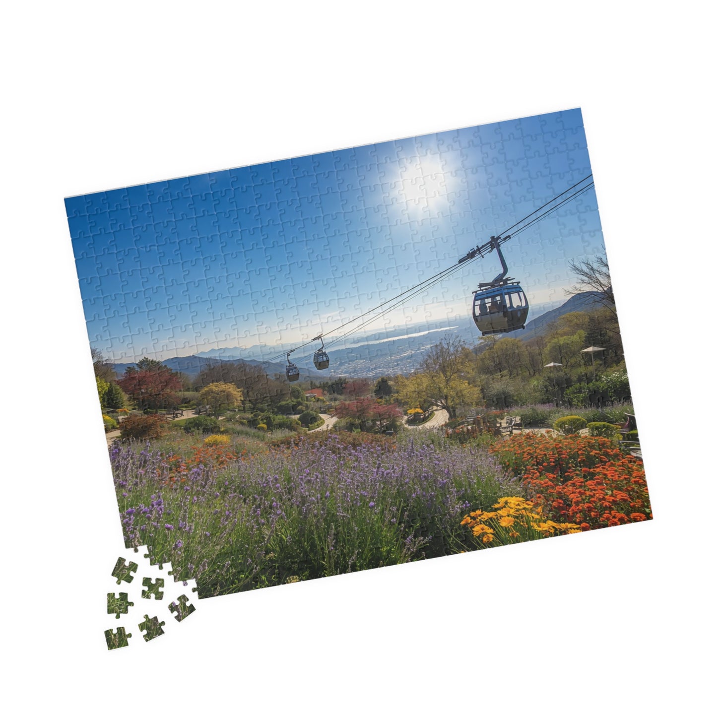 Jigsaw Puzzle (110, 252, 520, 1014-piece) Kobe: Nunobiki Herb Garden