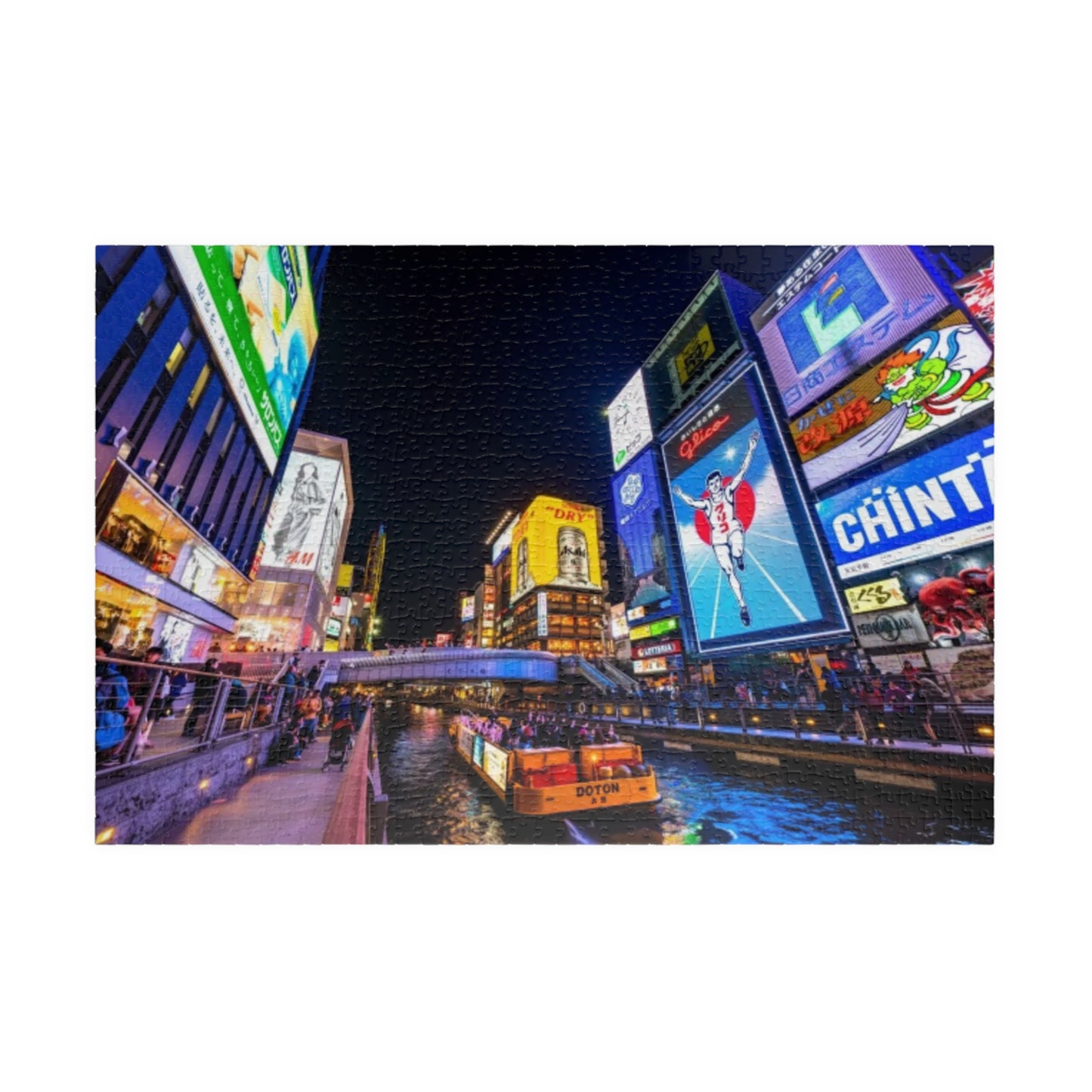 Jigsaw Puzzle (110, 252, 520, 1014-piece) Osaka: Dotonbori Nanba