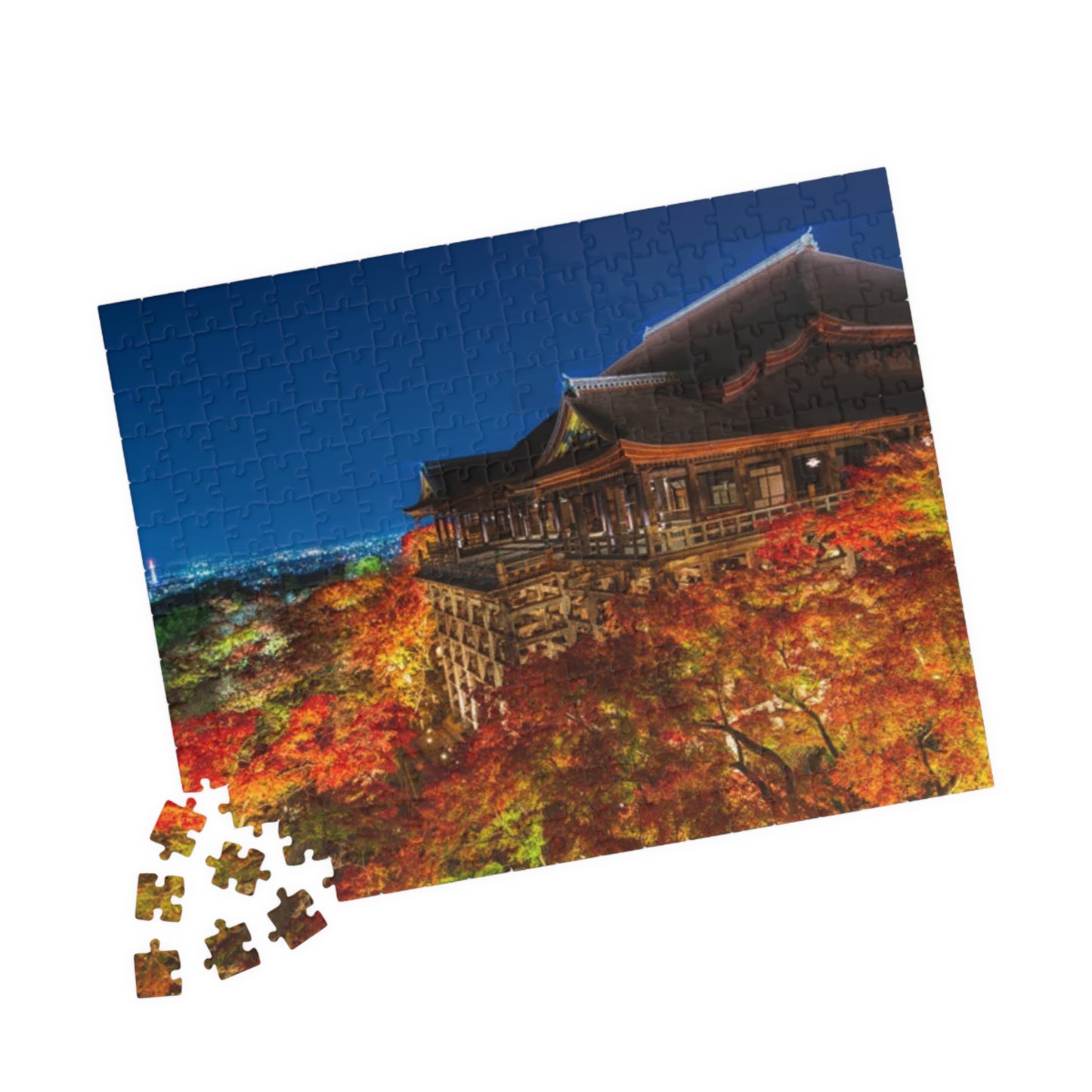 Jigsaw Puzzle (110, 252, 520, 1014-piece) Kyouto: Kiyomizu-dera Illumination