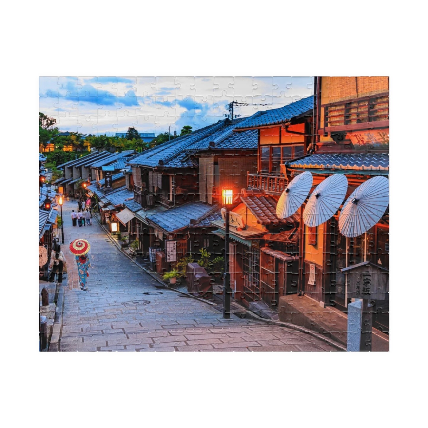 Jigsaw Puzzle (110, 252, 520, 1014-piece) Kyouto: Gion Cobblestone Road