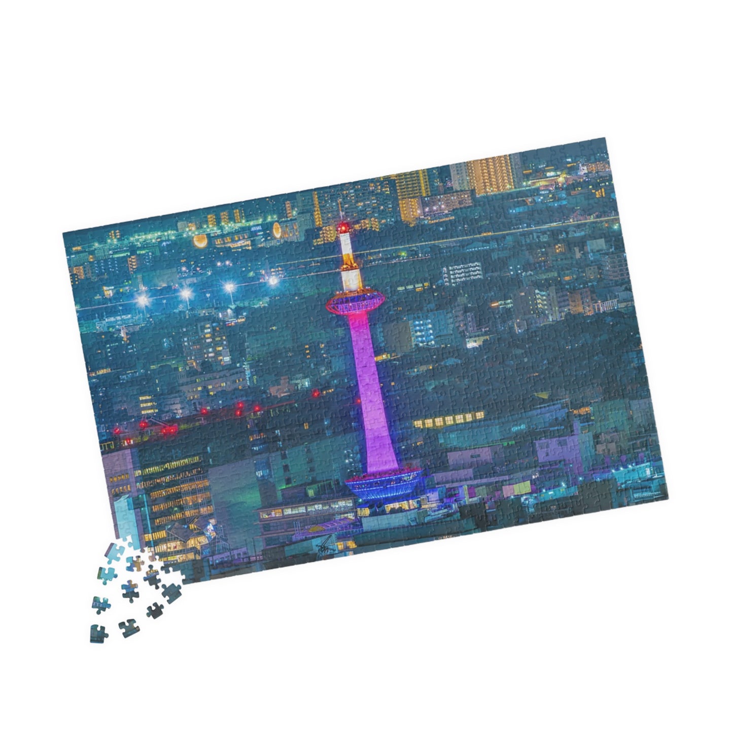 Jigsaw Puzzle (110, 252, 520, 1014-piece) Kyoto: Kyoto Tower Illumination