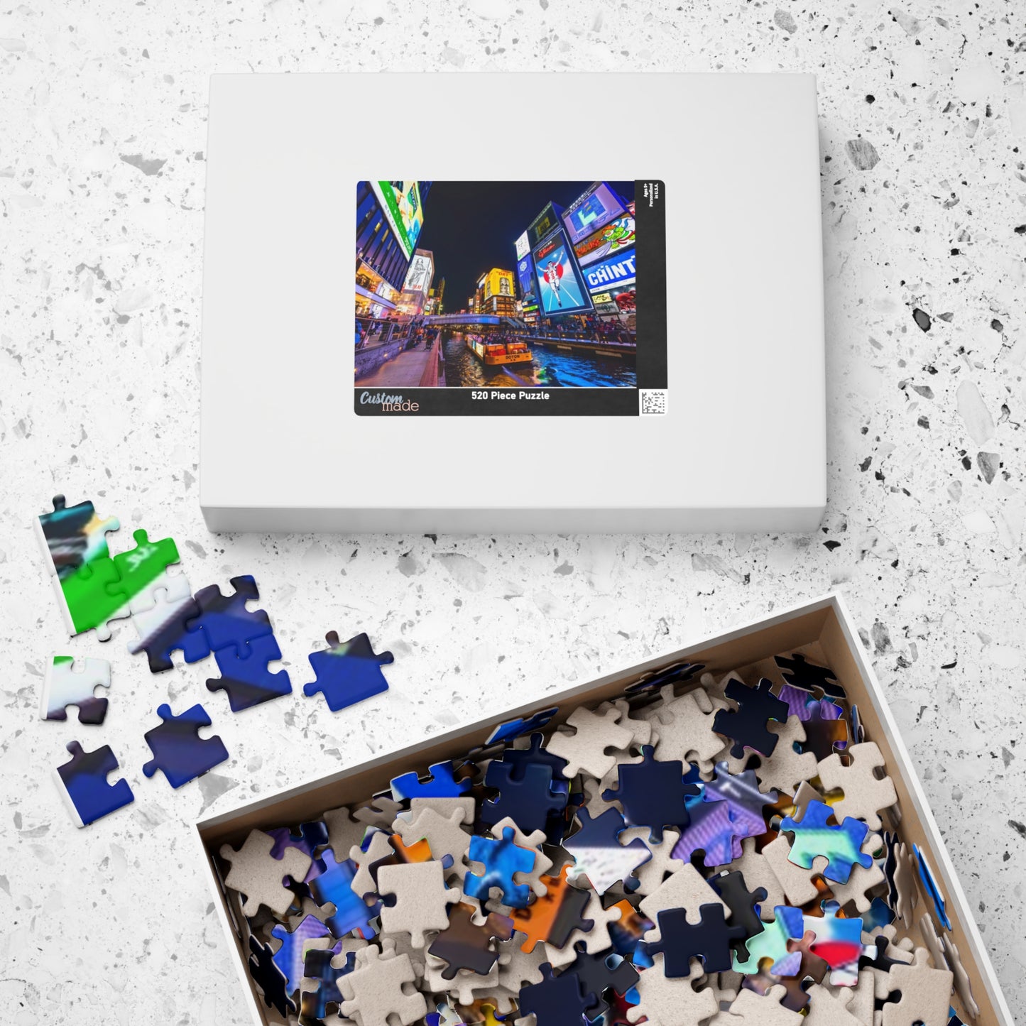 Jigsaw Puzzle (110, 252, 520, 1014-piece) Osaka: Dotonbori Nanba