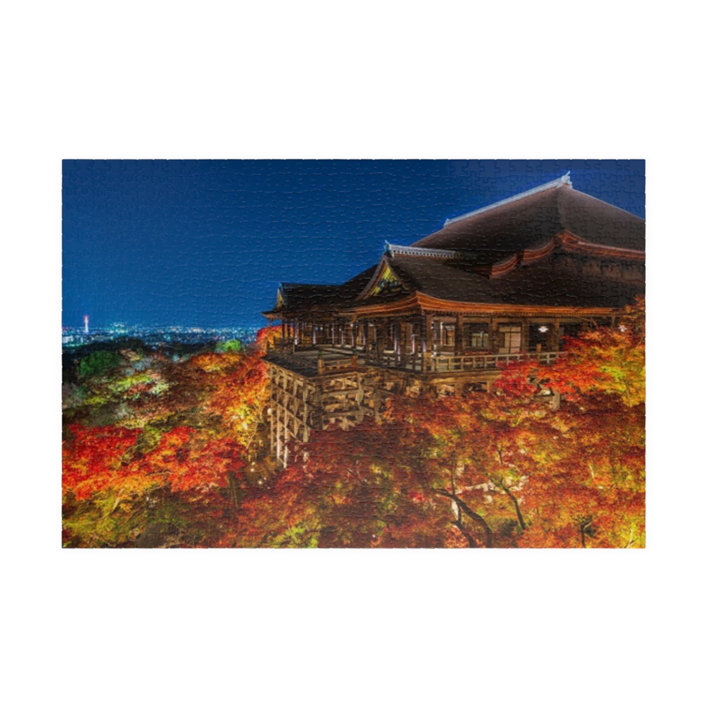 Jigsaw Puzzle (110, 252, 520, 1014-piece) Kyouto: Kiyomizu-dera Illumination