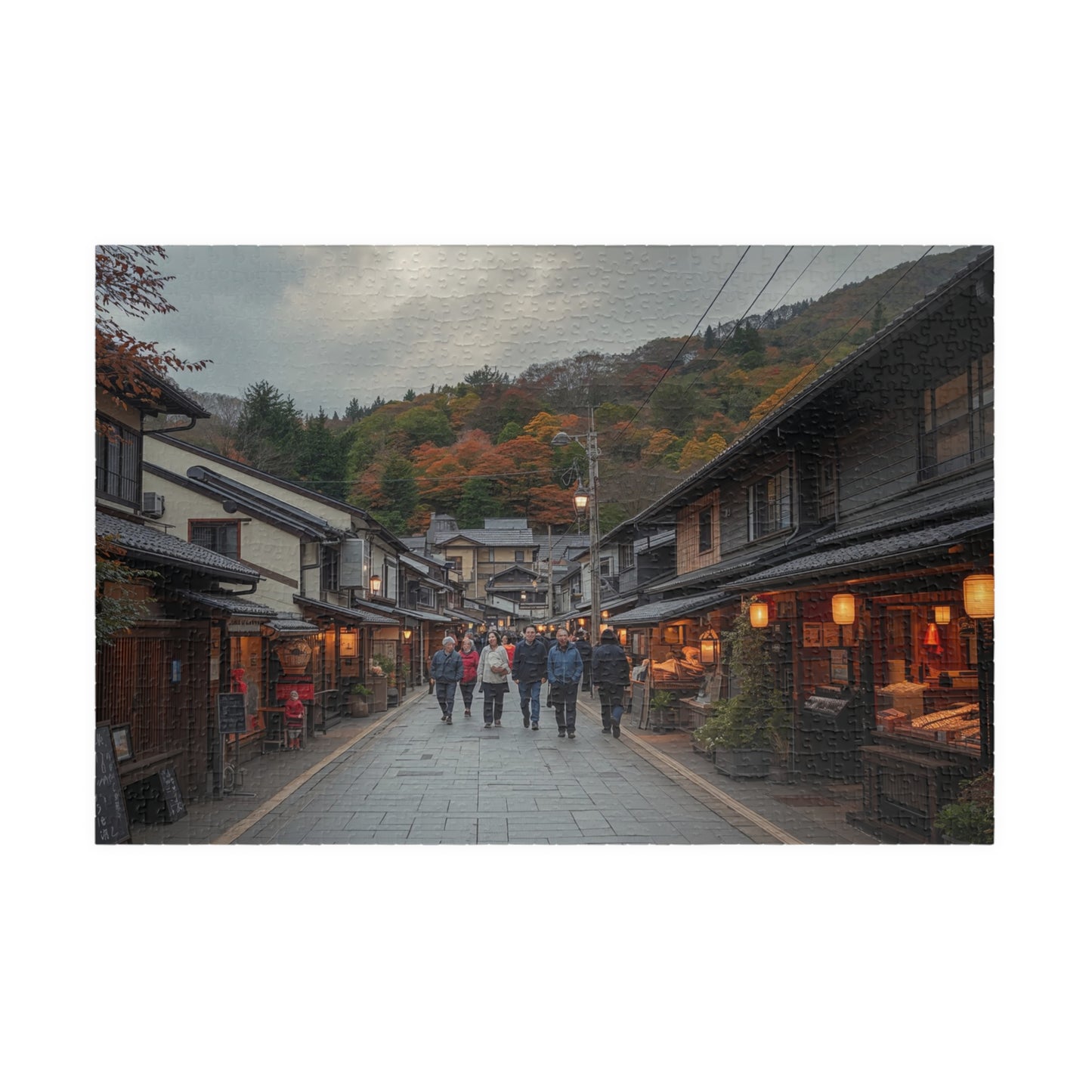 Jigsaw Puzzle (110, 252, 520, 1014-piece) Kobe: Arima Onsen Street