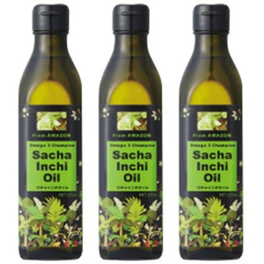 Extra Virgin Sacha Inchi Oil 270g x 3 bottles （Inca Inchi Oil）